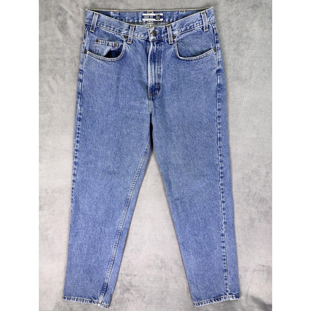 VINTAGE Gap Denim Easy Fit Jeans‎ Mens 32x32 Blue Straight Relaxed MADE IN USA